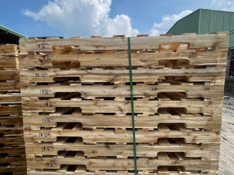 Pallet Gỗ Tràm Xe Nâng 4 Hướng